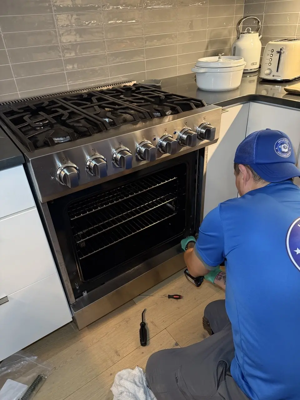 Viking stove repair project featured in the InterTech gallery
