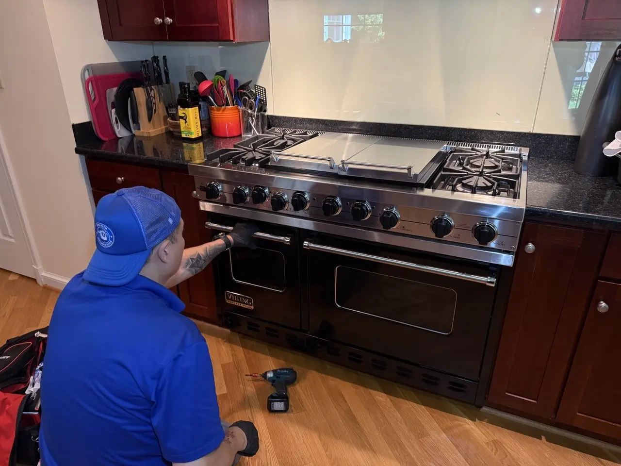 Viking refrigerator repair service example from InterTech