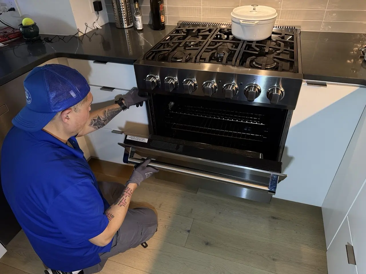 InterTech Viking appliance repair workmanship gallery image