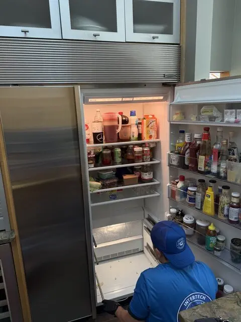 Sub-Zero Appliance Repair – InterTech InterTech Sub-Zero refrigerator service work gallery image